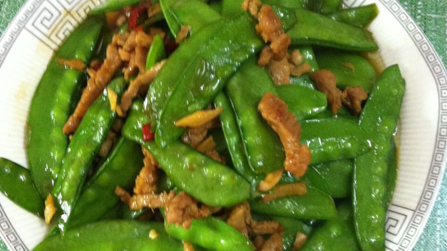青豆角炒肉