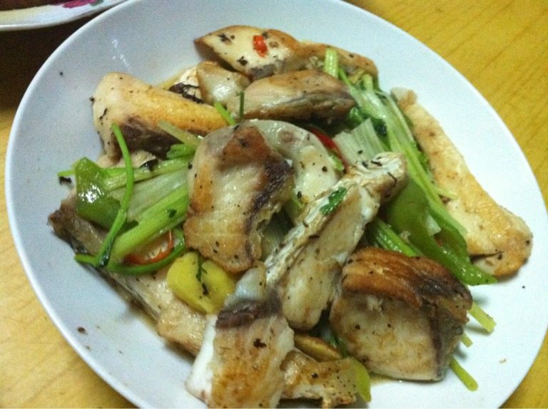 豉椒鱼腩
