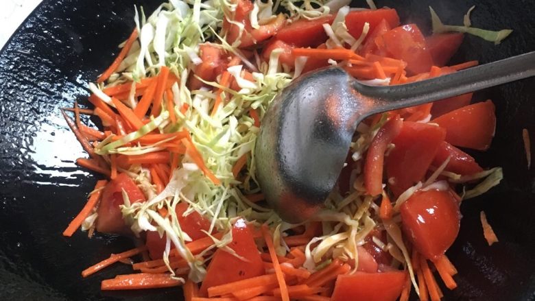 暖阳面（番茄鸡蛋面）,然后下其它的