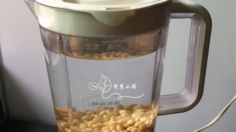 地方菜 成都豆花,豆浆机加入1000ml 清水，倒入泡好的黄豆，打成豆浆