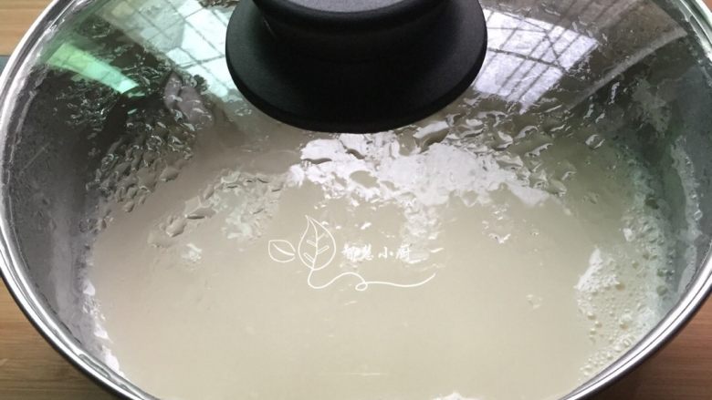 地方菜 成都豆花,盖上盖子,静置15分钟左右