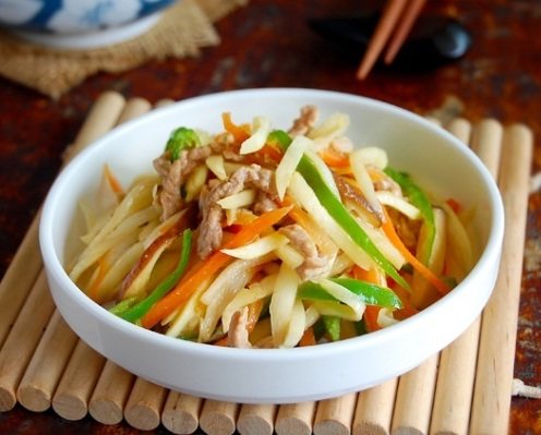 茭白三丝