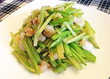 芹菜炒虾仁