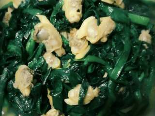 花蛤肉炒韭菜