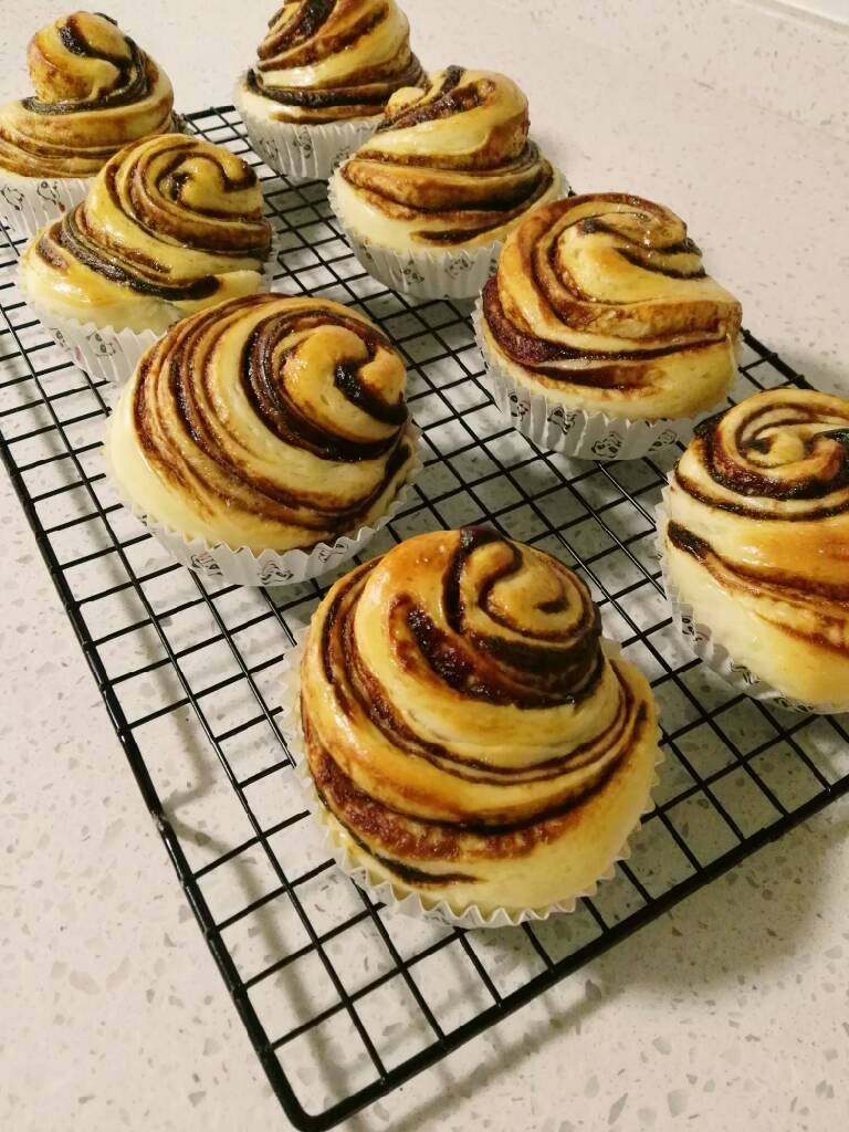 千层枣泥面包卷