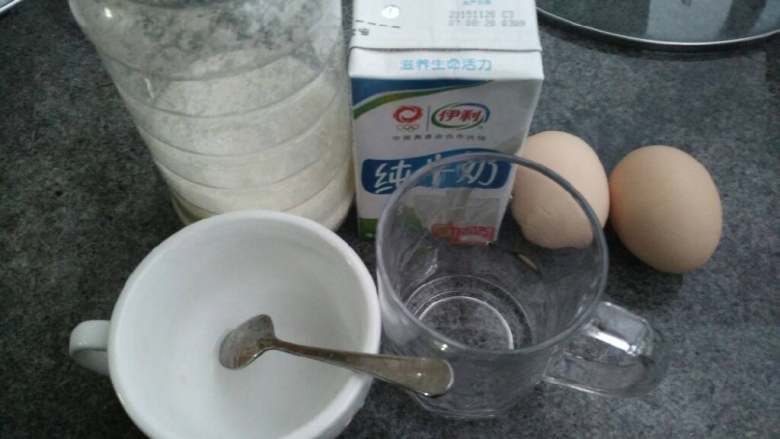 鸡蛋牛奶布丁,备好东西