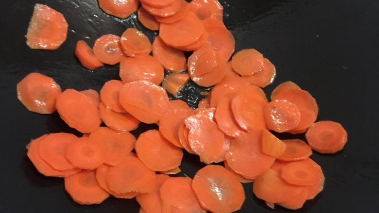 五花菜,第二步炒萝卜