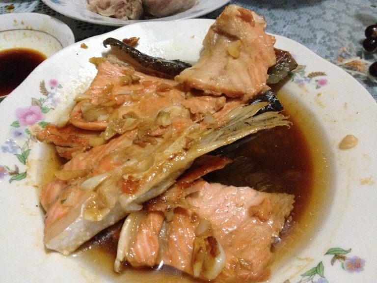 香煎三文鱼刺身