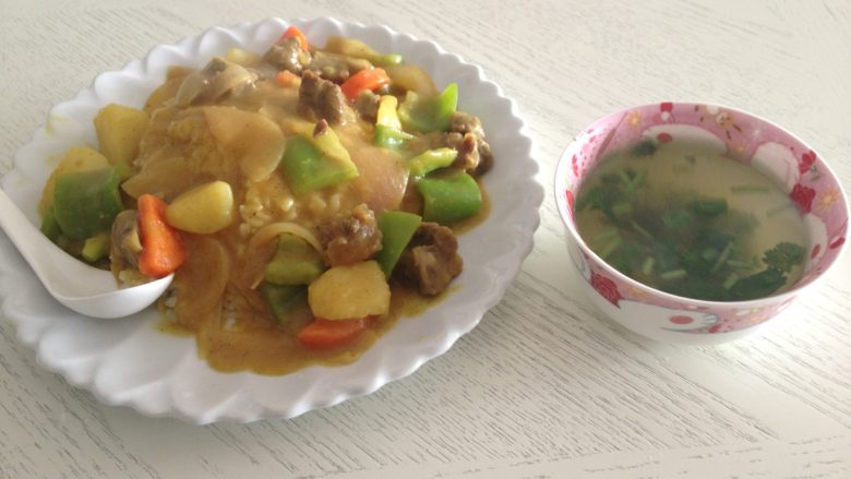 咖喱牛腩饭