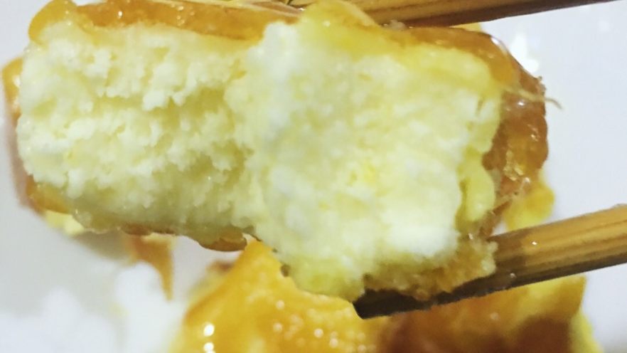 拔丝奶豆腐