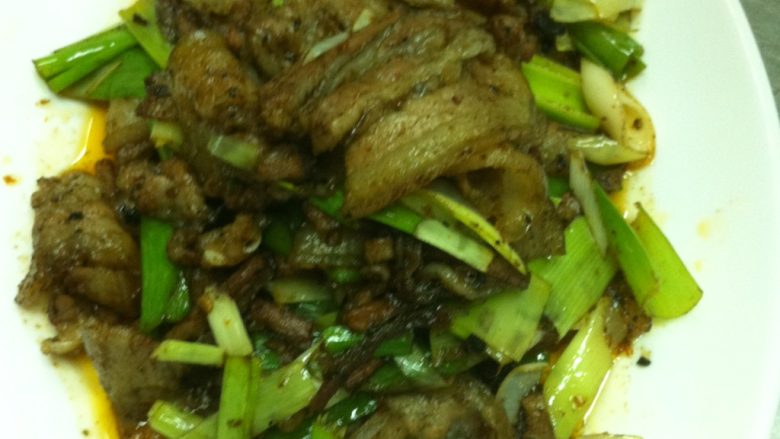 五花肉生爆盐煎