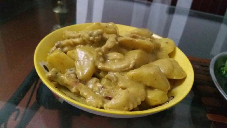 咖喱鸡🐔薯仔(超浓椰浆),大功告成!