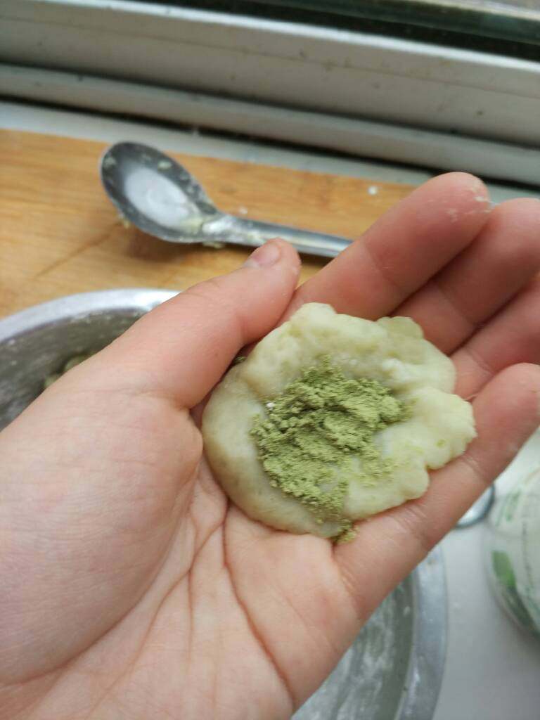 抹茶巧克力流沙地瓜丸子,包，，