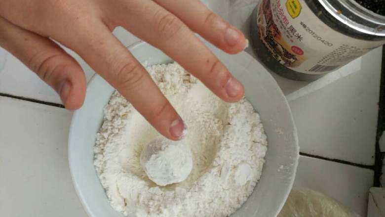 抹茶巧克力流沙地瓜丸子,。。