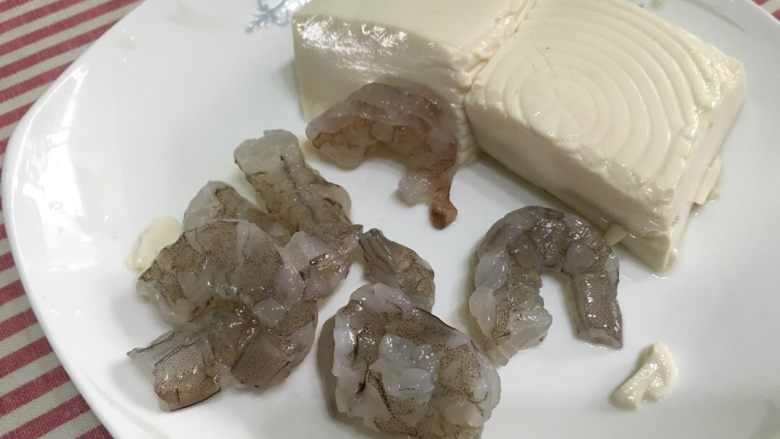 豆腐虾丸 | 宝宝辅食,嗯,准备工作都做好了