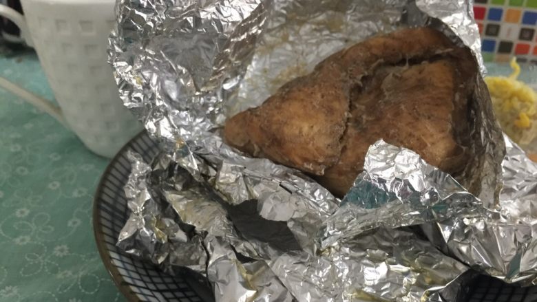鸡胸肉健身简餐小便当,这个是熟了后