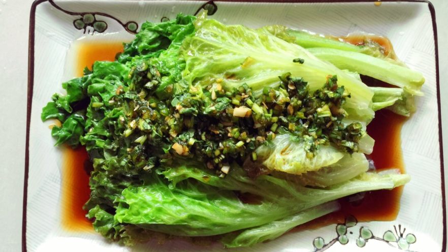 白灼生菜
