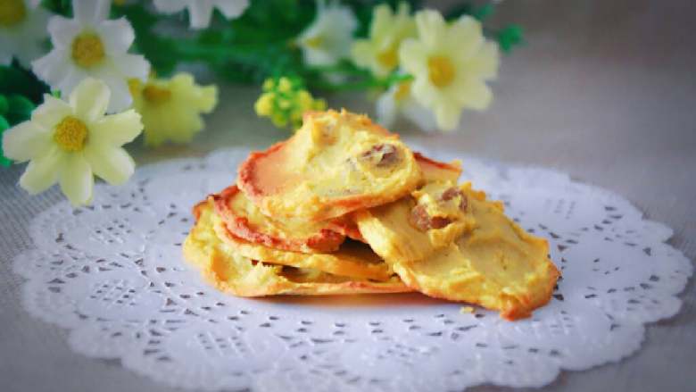 ≈红薯葡萄干软饼≈#健康美颜餐#,出炉