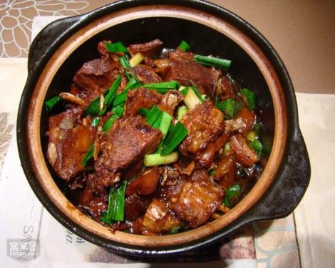干锅豪猪肉
