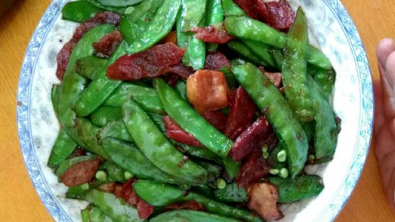 四季豆拌肉肉
