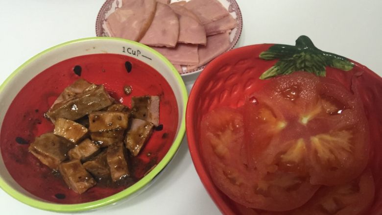 #初学#披萨🍕,准备馅儿
