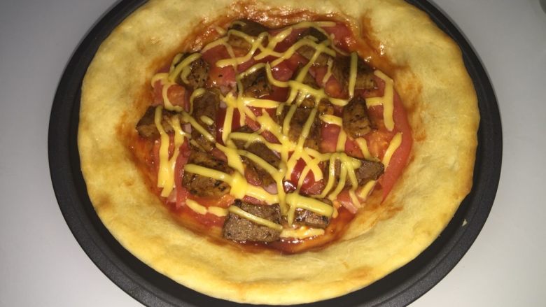 #初学#披萨🍕,完美出锅