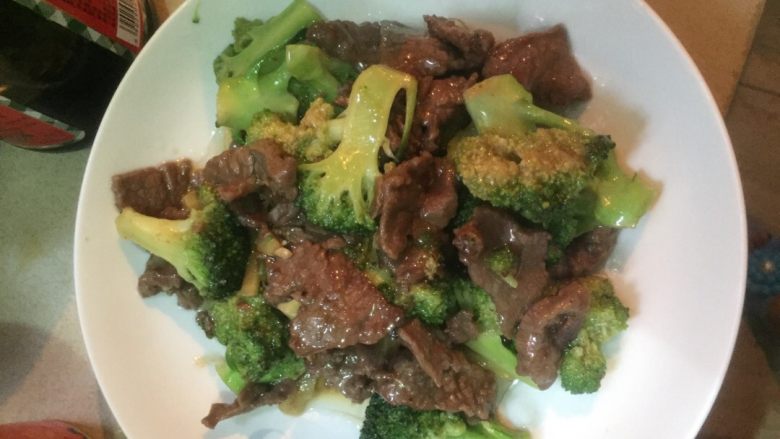 西兰花炒牛肉