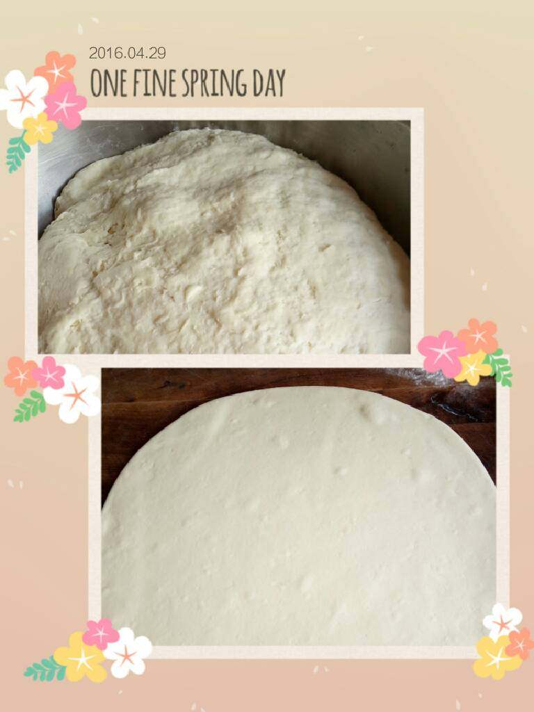 羊肉泡馍,面不要太发,半发半死就可以烙饼了