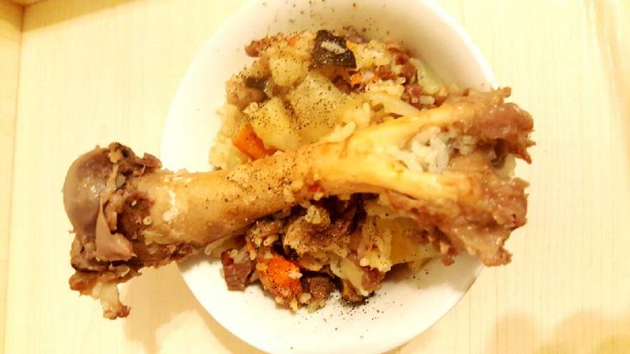 手抓羊肉饭