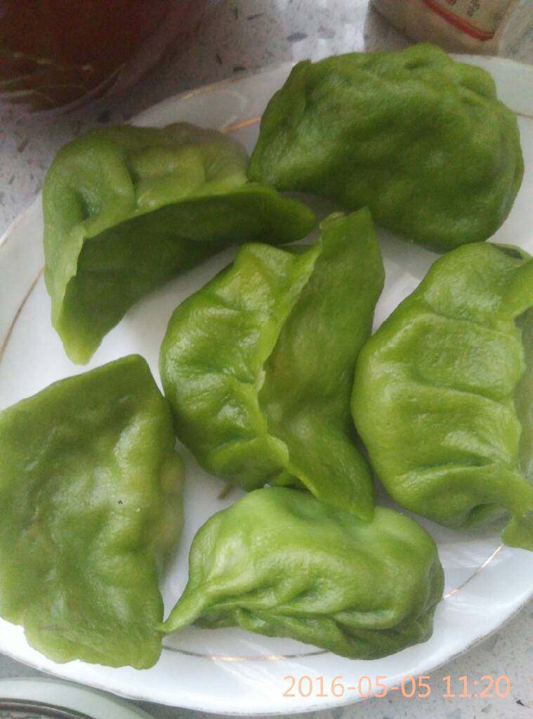 #刘记:三鲜汤饺子#,翡翠饺子待用