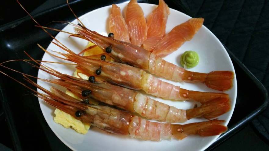 牡丹虾刺身