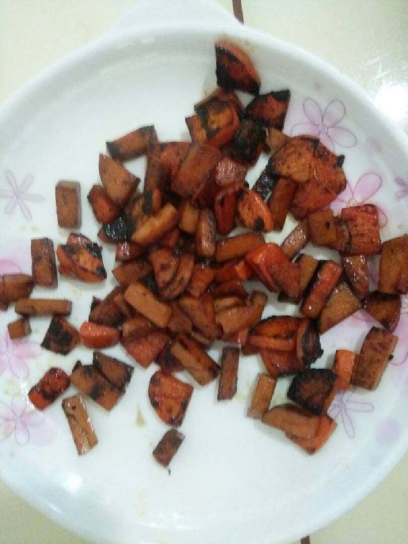 胡萝卜炒火腿