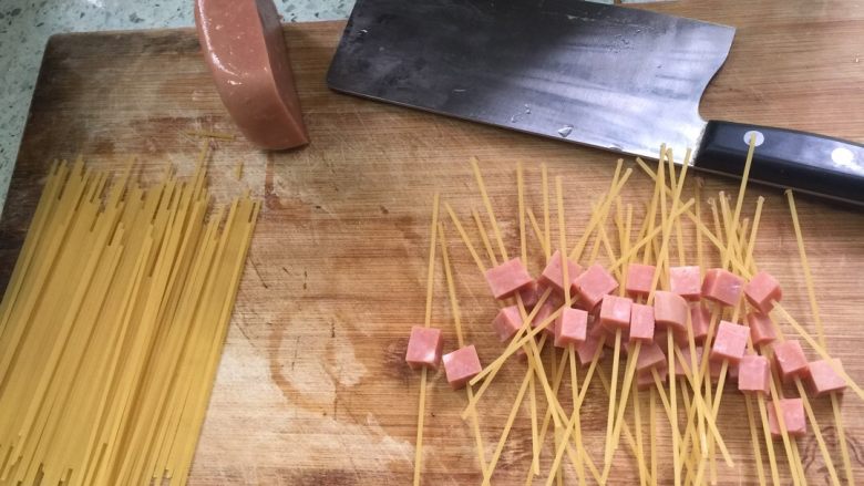 🍝培根烤肉奶酪意面,不一定全都要串