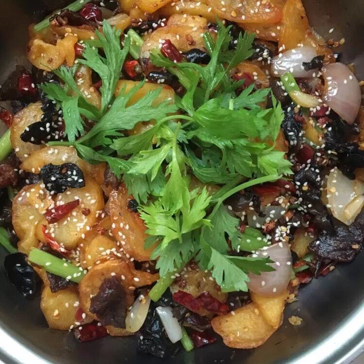 香椒牛肉,成品,出锅,吃饭…