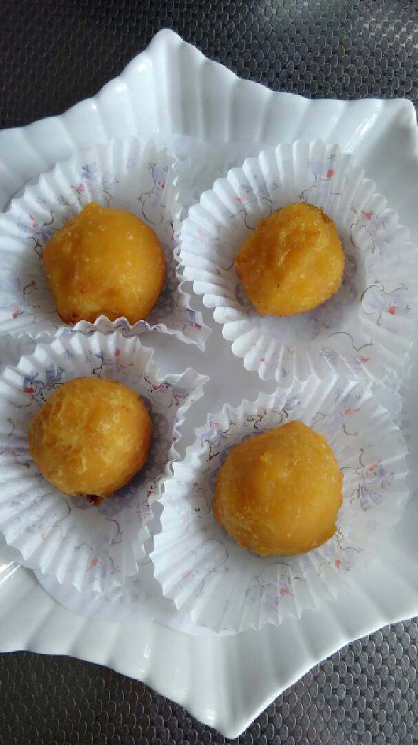 芝心南瓜球#甜蜜美味#,成品