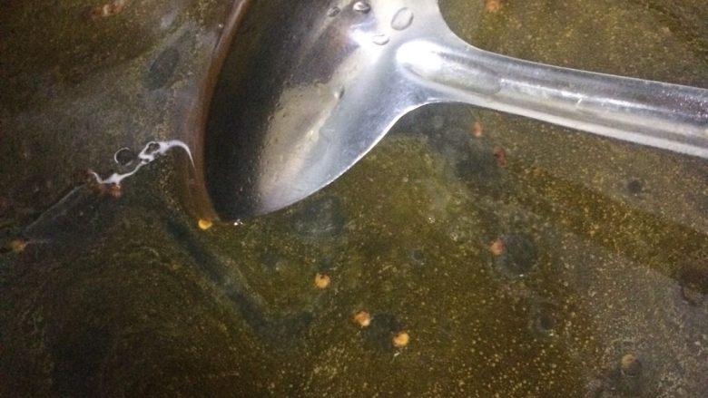 水煮肉,取出辣椒之后，加入适量的水，煮沸