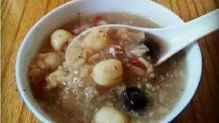 核桃红枣粥.