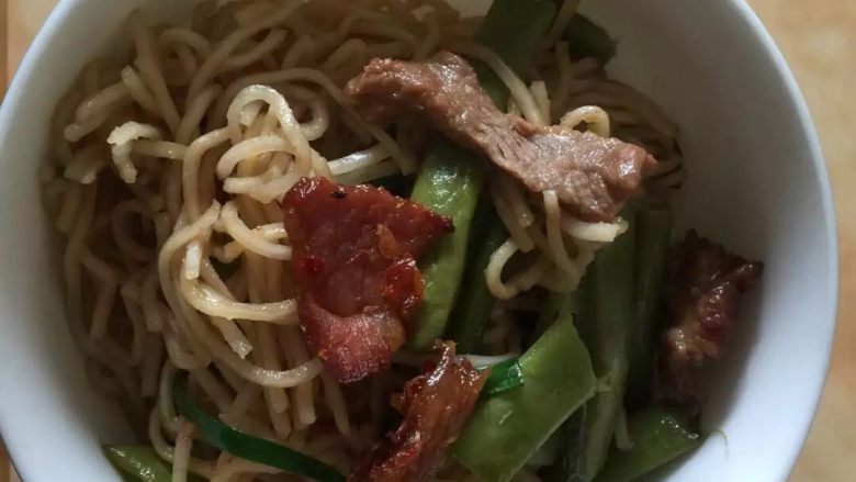 四季豆焖面