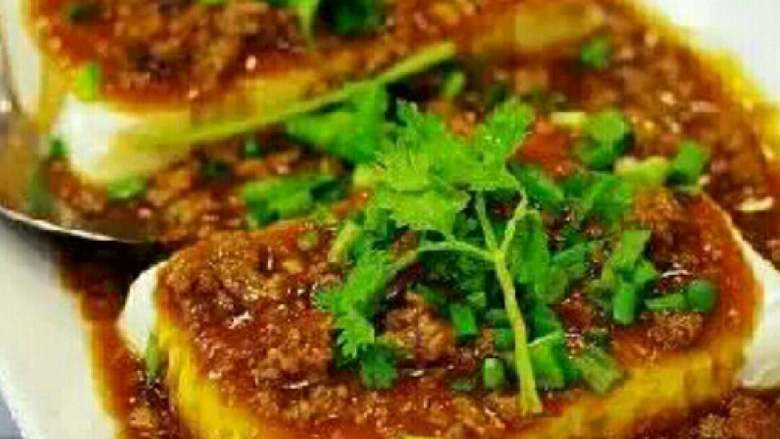 肉末蒸豆腐