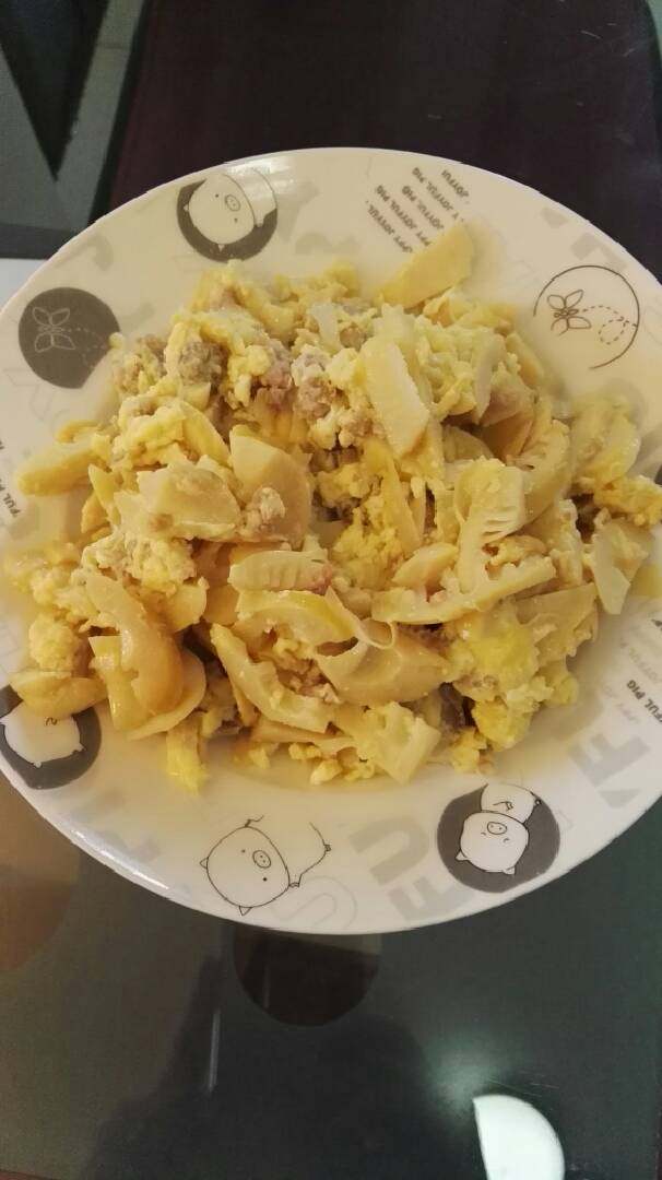 竹笋蛋,装盘,是不是很想来一口😄