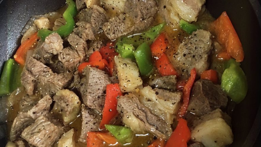 黑胡椒牛腩