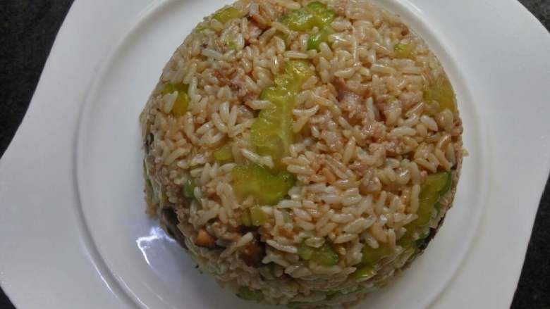 炒苦瓜饭