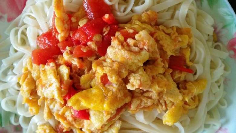 西红柿鸡蛋面,最后,享用美食