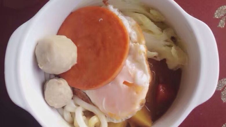 豪华咖喱乌冬粉