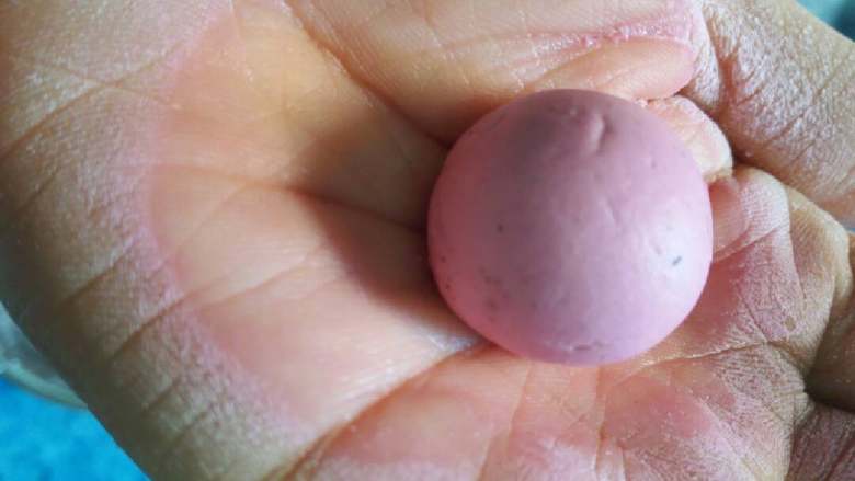 五谷豆浆泡彩色汤圆#有个故事#,尽量搓圆