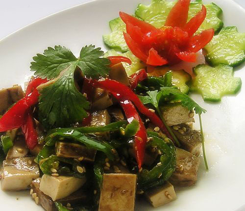 虾油拌豆干