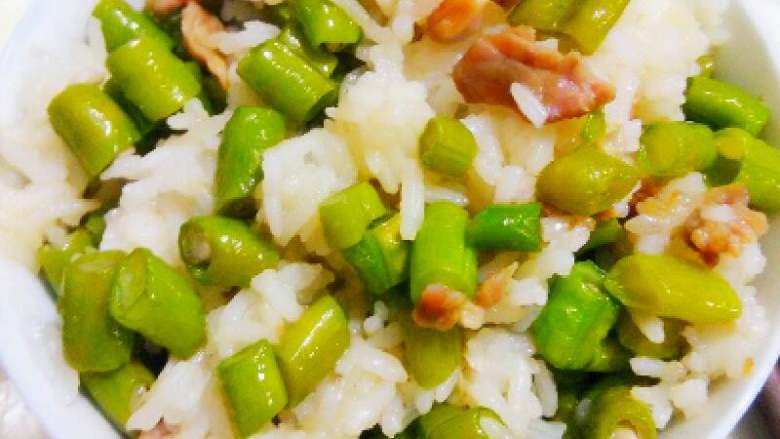 豆角炒饭