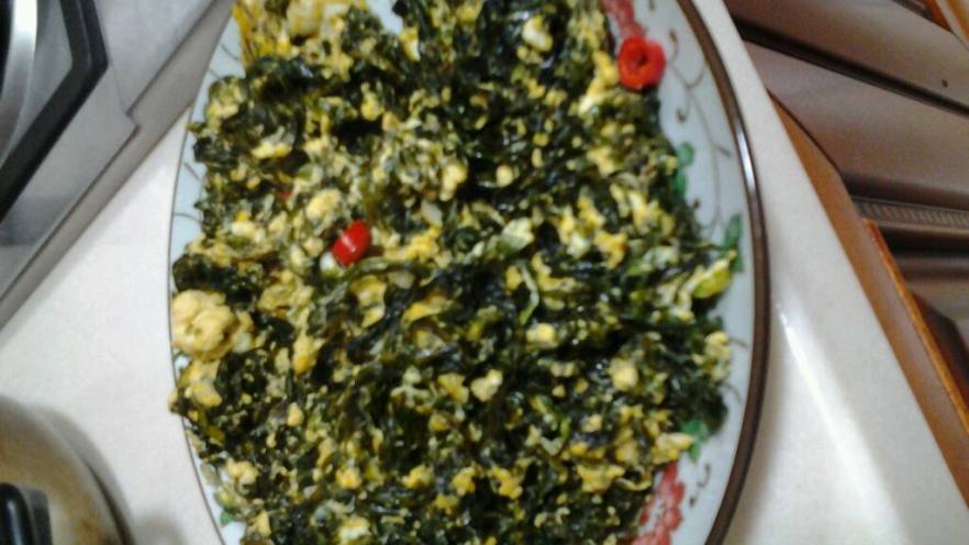 紫菜炒鸡蛋