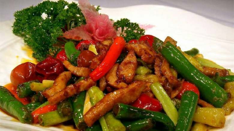 尖椒炒肉