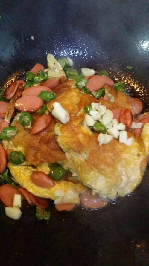 鸡蛋炒火腿